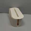 Cord Organizer Box Cable Management Box Power Strip Storage Box for TV, Computer, Laptop