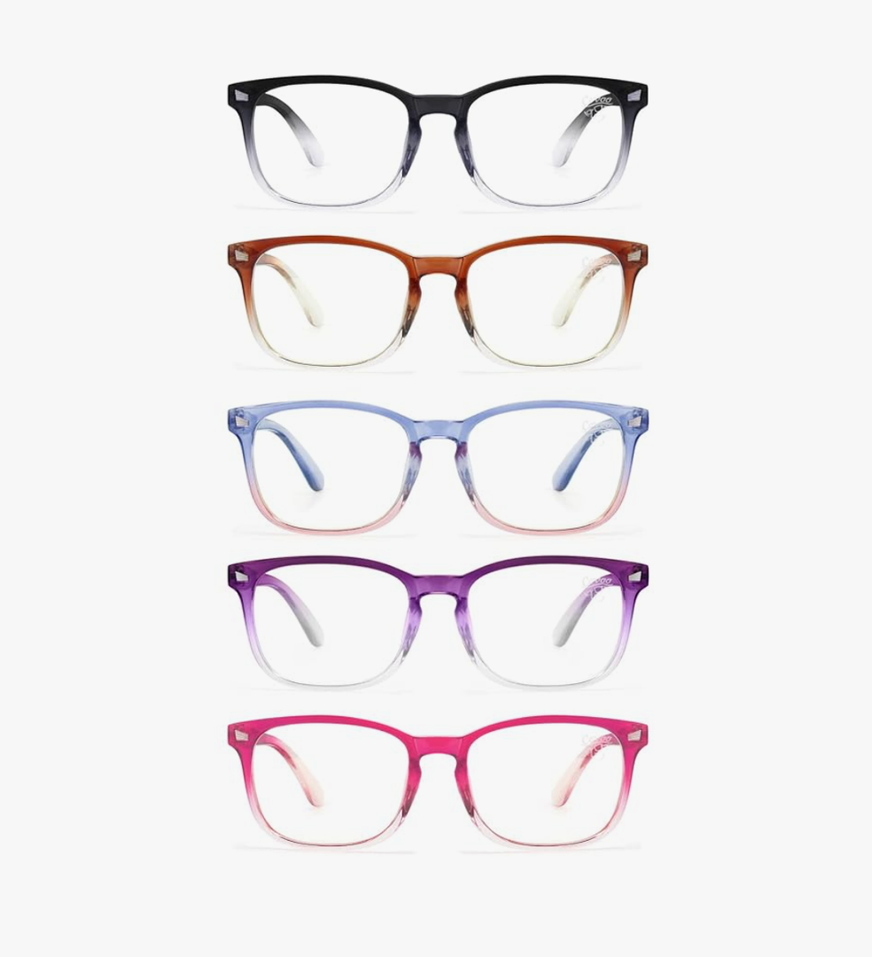 CCVOO Reading Glasses for Women/Men, Eyeglasses, Blue Light Readers for Women/Men, Computer Eye Glasses, Cheaters