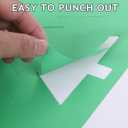 Punch Out Paper Cutouts in Holiday Colors, 188 Pieces Snows, Trees, Stockings, Light Bulb, Bells, Cardstock for Children Craft Kindergarten, Classroom, and Christmas Party Decorations