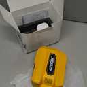 Azocek 220W Power Inverter Compatible with Dewalt 20V Battery, DC 20V to AC 110V Portable Power Station with 1 AC Outlet, 2 USB Ports & 1 Type-C Fast Charging, 400LM LED Work Light (Yellow)