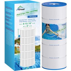 TOREAD Pool Filter Replaces Hayward X-Stream CC1500, CCX1500-RE, Pleatco PXST150, Ultral-B3, Unicel C-8316, Filbur FC-1286, Waterway Pro Clean 150,150 Sq.Ft Filter Cartridge, 1 Pack