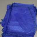 Crweety 6x9 Inch Royal Blue Organza Bags 50 Pack, Small Mesh Gift Bags for Jewelry Sachet Easter Candy, Elegant Small Mesh Bag Drawstring for Baby Shower Wedding, Party Favor & Bridal Shower