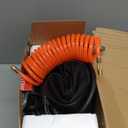 GSPSCN 6X Faster Inflation Tire Inflator Heavy Duty Double Cylinders with Portable Bag- Car AccessoriesMetal 12V Air Compressor Pump 150PSI with Adapter for Car, Truck, SUV Tires, Dinghy, Air Bed (Silver)