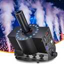 CO2 Jet Machine, 300W CO2 Cannon with LED Lights, Professional DMX CO2 Fog Machine Air Column, LED Stage Smoke Machine for DJ, Wedding, Party, Events, Festival (1pc)