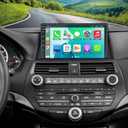 10.1" Touch Screen Car Radio for Honda Accord Radio Upgrade 2008 2009 2010 2011 2012 2013 Stereo with Wireless carplay Android Auto WiFi GPS Navigation 4G+64G, FM/RDS Radio, Bluetooth,Backup Camera