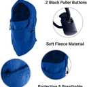 Super Z Outlet Fleece Windproof Ski Face Mask Balaclavas Hood (Navy Blue)