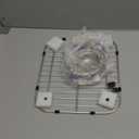 Kitchen Sink Grid 11-3/4" x 12-1/4"- Heavy Duty Kitchen Sink Protector with Built-in Strainer & Rear Drain, Non-Slip Rubber Feet & Scratch Resistant Bottom Guard