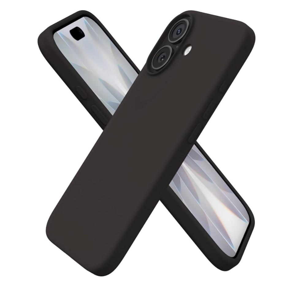 ORNARTO Compatible with iPhone 17 Case 6.3, Slim Liquid Silicone 3 Layers Full Covered Soft Gel Rubber Phone Case Protective Cover 6.3 Inch, Espresso