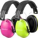 MelonArt 2 Pack Noise Cancelling Headphones for Kids Adult, Toddler Ear Protection Ear Muffs for Autism Sensory, 27dB Noise Reduction Head Phones Soundproof for Shooting Monster Jam Concert Fireworks