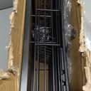 SNTD Dish Drying Rack - Extendable Dish Rack, Large Sink Drying Dish Drainer for Kitchen Counter, Stainless Steel Dish Strainer with Utensil Holder (Black)