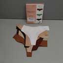Thongs for Women No Show Thong V-Waisted Stretch Breathable Sexy Panties Underwear -Pack of 6, Multicolor (Small)