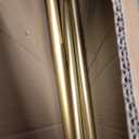 T-Shape Backdrop Stand for Wedding,Adjustable Height 2.6FT to 8FT Metal Arch Backdrop Stand for Party, Gold Wedding Arch for Ceremony,Holiday Event Decorations