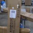 Queen Loft Bed with L-Shaped Desk and Storage Drawers, Queen Size Loft Bed Frame with Computer Monitor Stand, Corner Shelf and Hanger Rod, Adults Loft Beds Nosie-Free, Black