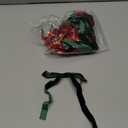 Red,Green,White 24 Pcs Velvet Bows Christmas Tree Ornaments Valentines Day Bows Decoration for Garland Home Coquette Wedding Decor (5 x 7 Inch,Width of 5/8")