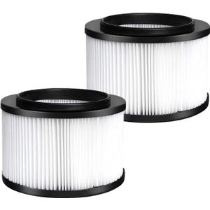 ATXKXE 17810 Replacement Filter fit for Craftsman 9-17810 Wet Dry General Purpose Vacuum Cleaner fit 3&4 Gallon, 2 Pack