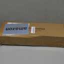 KAMANINA Black Curtain Rod 32 to 144 Inch (2.6-12 Feet), 1 Inch Heavy Duty Curtain Rods for Windows, Modern Adjustable Drapery Rods with End Cap (32"-144")