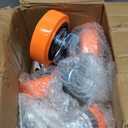 6 Inch Industrial Casters - Castor Wheels Sets 4 Heavy Duty with Dual Ball Bearing, Polyurethane Wheel Capacity up to 4500 lbs, Plate Swivel Wheels for Workbench, Equipment(4 Brake)
