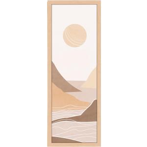 10x30 Frame Natural Woodgrain,Rustic 30x10 Picture Frame Beige, Art Pic Hanging Poster Frame, 10 by 30 Gallery Family Concert Portrait Photo Frame Anniversary/Birthday/Wedding/Thank you/Christmas Gift