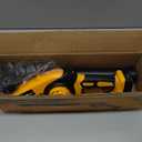 Cordless Leaf Blower Compatible with Dewalt 20V Max Battery (Tool Only), Up to 200MPH Small Electric Leaf Blower, 3 Speeds Mode, Battery Powered Mini Leaf Blowers for Patio (Yellow (Battery & Charger not Included))