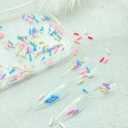 YHYPOCI 100g 7mm Fake Sprinkles Polymer Clay Sprinkles Fake Candy Sprinkles Resin Sprinkles Clay Slices for Craft Sprinkles Decoration Scrapbook DIY Nail Art