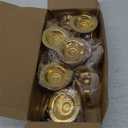 Urban Deco 16 PK Table Card Holder Place Card Holders Steel Card Holders for Photos, Food Signs, Memo Notes, Weddings, Restaurants, BirthdayGold