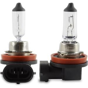 H11 Halogen Headlight Bulb - 12V 55W, High/Low Beam Fog Light Replacement, Halogen Light Bulbs, DOT Compliant, Universal Lighting Accessories for Cars, Not fit 24V Vehicles, Pack of 2