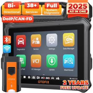 OTOFIX D1 Lite Bidirectional Scan Tool with 2-Year Updates, 2025 Newest All System Automotive Diagnostic Scanner, 38+ Reset Services, FCA AutoAuth, Active Test, CANFD&DOIP, Auto VIN
