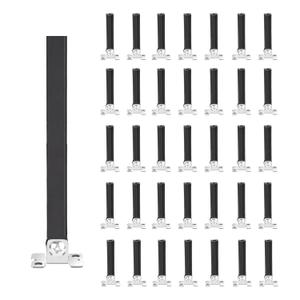 50-Pack Baluster Connectors for 1/2'' Square Balusters for Staircase Interior,Flexible Adjustable Baluster Connectors