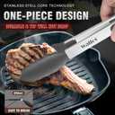 Walfos Small Silicone Tongs for Cooking- 7 inch Mini Kitchen Tongs with Silicone Tips, Great for Cooking, Turning, Serving, Food tongs Set of 3