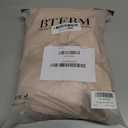 BTFBM Women Jumpsuits Crew Neck Ruffle Cap Sleeve Belted High Waist Wide Leg Romper with Pockets One Piece Casual Outfits (Beige, XXL)