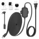 25FT Outdoor Power Adapter for WYZE Cam V4/Cam OG/V3/V3 Pro, L-Shape Micro USB Extension Cable for WYZE Cam Pan V3, IP67 Waterproof Flat Cable Charge Your Camera