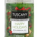 Tuscany Candle Limited Edition 18 0z Happy Holiday