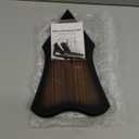 Sword Plaque Wall Mount Vertical Display Holder Adjustable Stand for Bow Medieval Dagger Axe (1pcs Medium Brown)