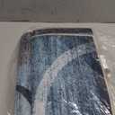 Office Chair Mat for Hardwood Floor&Tile Floor,36"X 48" Heavy Duty Desk Chair Mat for Hard Floors,Under Desk Rug for Rolling Computer Chair,Anti Slip,Low Pile Carpet Floor-Geo Blue Gray