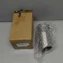 Vurkcy 2.5 inch Inlet Exhaust Tip, 3" Outlet 6" Overall Length Stainless Steel Exhaust Tail Pipe, Clamp-On, Rolled Edge, Slant Sleek Angle Cut, Polished Tailpipe, Silvery