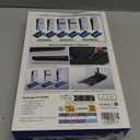 PS5/Slim/Pro Stand for Disc & Digital Console, PS5 Cooling & Charging Station with RGB Lights, PS5 Controller Charger Built-in 3 Level & AUTO Adjustable Fan, PS5/Slim/Pro Accessories Comes 3 USB Ports (Black & White)