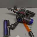 Casdon Dyson Cordless Vacuum Interactive & Officially Licensed Toy Dyson Vacuum for Children Aged 3+ Realistic Role-Play Fun, Purple and Orange