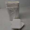 N. NETDOT 3 Pack 10L / 2.6 Gallon Small Trash Can with Lid, Bathroom Garbage Can with Pop-Up Lid, Waste Basket for Bathroom, Kitchen, Bedroom, Powder Room, Craft Room, Office, College (Off White)