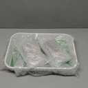 Vesici 4 Pcs Football Stadium Chip and Dip Sports Serving Set with 2 Ceramic Bowls and 2 Melamine Trays for Football Tailgate Decorations