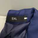 Men's 3 Piece Slim Fit Suit Set, Two Button Blazer Solid Jacket Vest Pants Wedding Business Suit (Blue, 5XL)