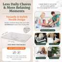 3 x Stone Drying Mat for Kitchen Counter - Replaces Kitchen Towel, Premium Diatomaceous Earth, Ultra Absorbent, Quick Drying Stone Mat, Elegant Marble Design, Non-Slip, 15.8" x 11.8", JEWEL