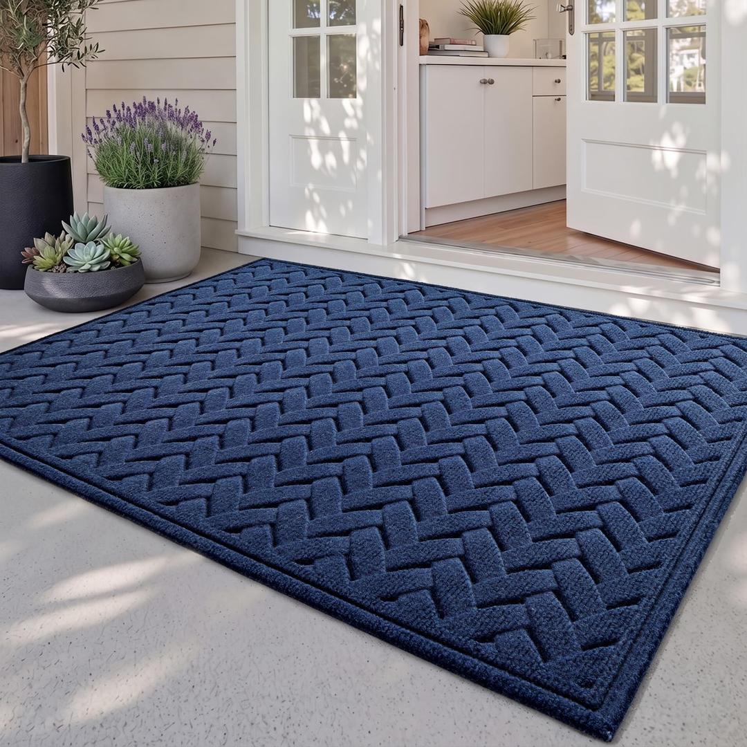 DEXI Front Door Mat Outside Entrance 3x5 Heavy Duty Entry Floor Doormat, 36" X 60"