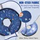 Elevated Inflatable Dog Cone Collar to Stop Licking, Dog Donut Collar After Surgery, Soft Pet Cone Alternative for Small Medium Large Dogs (Blue, XL)