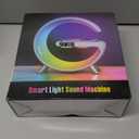 Smart LED Table Bedside Lamp with Bluetooth Speaker & App Control, 15W Fast Wireless Charging Station Dock, Sunrise Alarm Clock, Cool Night Light, for Bedroom, Home Decor, Birthday, Christmas Gifts