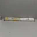 Cordless Light Filtering Mini Blind - 27 Inch Width, 64 Inch Length, 1" Slat Size - Pearl White - Cordless GII Morningstar Horizontal Windows Blinds for Interior by Achim Home Decor