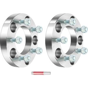 Wheel Spacers, 5x5 to 5x4.5 for Dodge Grand Caravan/Journey, for Chrysler Pacifica/Town & Country, for Chevrolet Impala, 1inch Wheel Adapters & Spacers with 12x1.5 Studs 87.1mm 2pcs Sliver