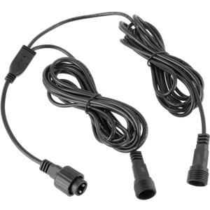 8.8Ft 2 Pin Extension Cable, 1 Male Divided 2 Female Splitter Connector, Waterproof for Class 2 Power Adapter, Extension Cords for Christmas Light Transformer Adapter