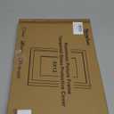 Heimlove 8x12 Aluminum Metal Frame, Black Photo Frame 6x8 with Mat or 8x12 Without Mat for Table Top Display and Wall Mounting, Wall Hook Hanging Hardware Included