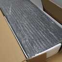 Bamboo Natural 36 inch Wooden Bench, Small Wood Benches for Entryway, Living & Dining Room, Kitchen, Bedroom, Bathroom, Hallway, Front Door, For Indoor & Outdoor Patio Use, Mid Century Modern Decor (Waterfall Black)