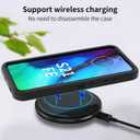 Galaxy S21 FE case,Samsung S21 FE 5g case S21 FE Heavy Duty case[ with Clip], [Shockproof] [Dropproof] [Dust-Proof], Compatible with Galaxy S21 FE/Galaxy S21 FE 5G (MAG- Black)